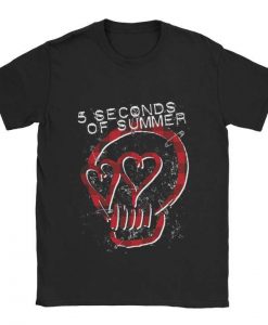 5 Second Of Summer Skull T-shirt