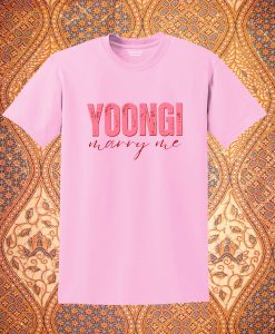 Yoongi Marry Me T ShirtYoongi Marry Me T Shirt